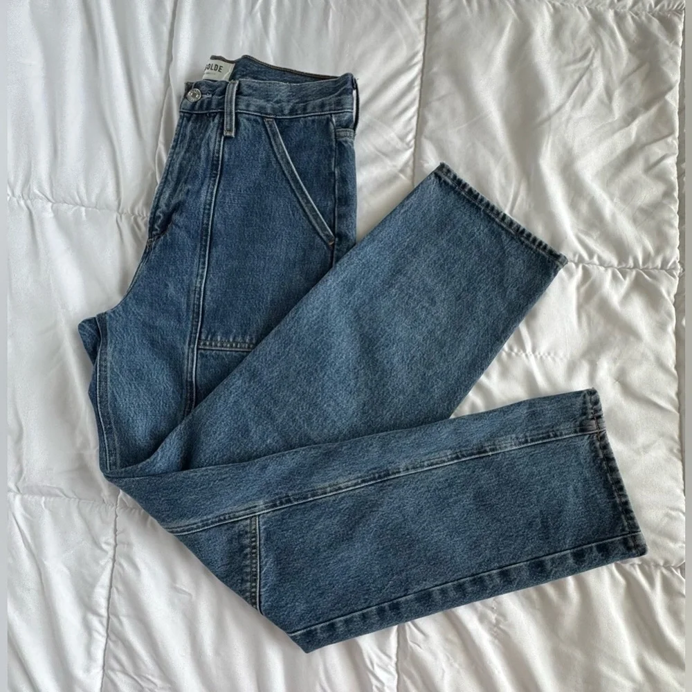 AGOLDE Cooper Cargo in Denim Blue Women's